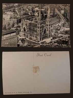 10/$25 Vintage Blank St.Paul's Cathedral New York City Photo Postcard